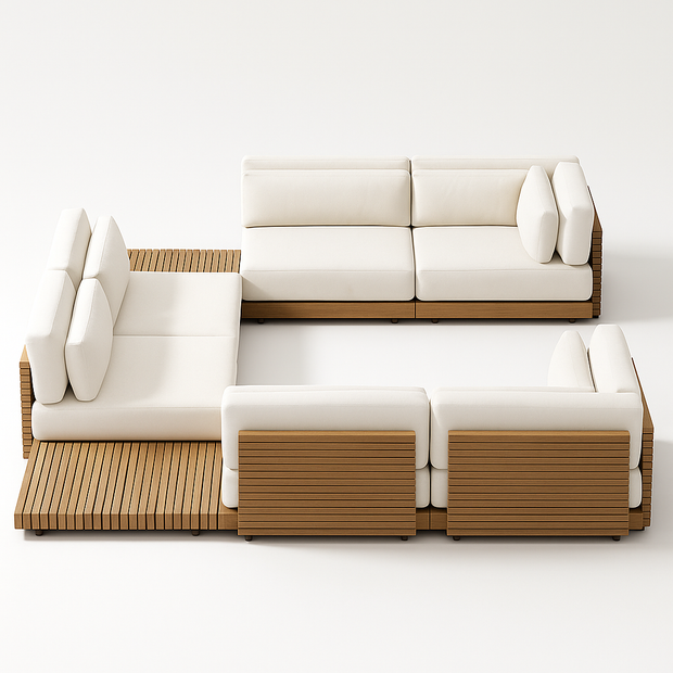HorizonLine Teak Sectional Lounge