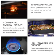 Vulcané Elite 800 Gas Range